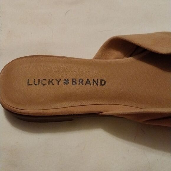 LUCKY BRAND upper leather slip on flats size 6M - Picture 3 of 6